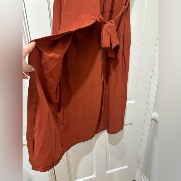 Eileen Fisher petite wrap front crepe sleeveless jumpsuit - Picture 10 of 16